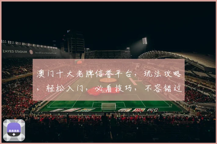 澳门十大老牌信誉平台，玩法攻略，轻松入门，必看技巧，不容错过